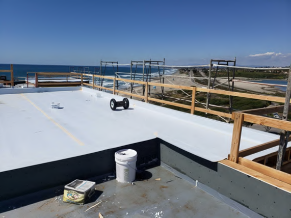 TPO Roof Construction at Alila Marea Beach Resort
