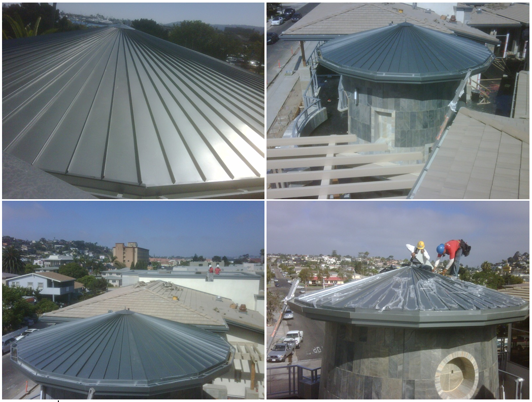 Round Metal Roofing System